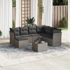 vidaXL Garden Sofa Set Grey - 2 of 4