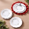 The Lakeside Collection Holiday Place Setting Collection - Set of 4 Salad Plates - 2 of 2