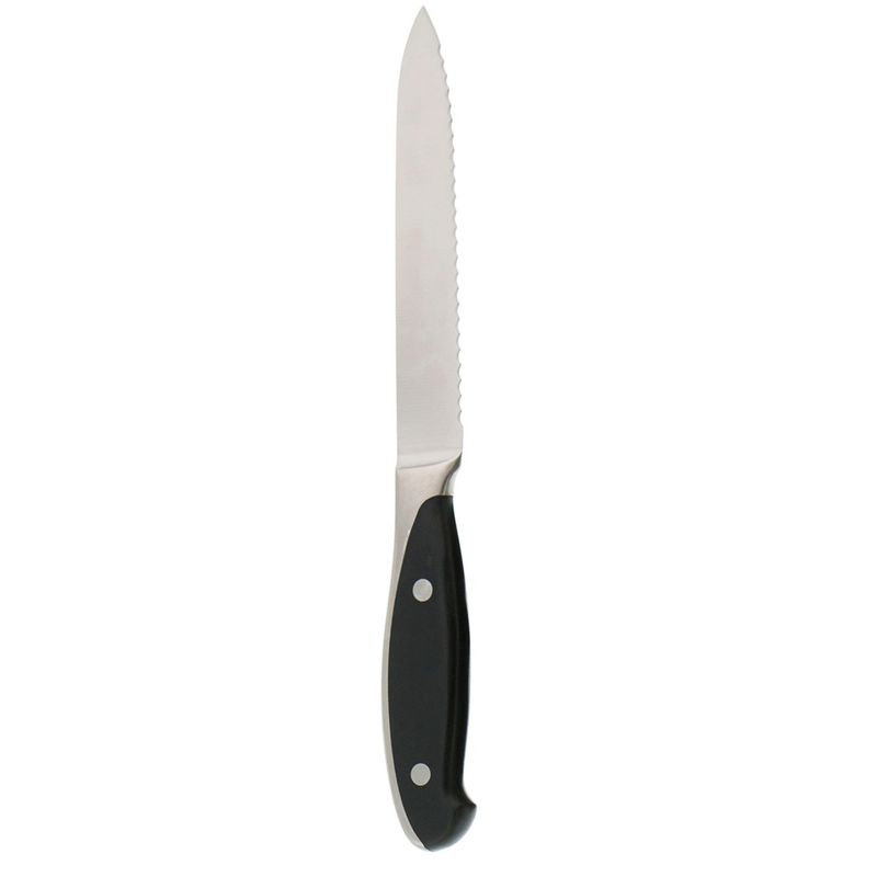 Henckels Forged Synergy 5-inch Serrated Utility Knife, 2 of 4
