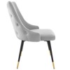 Modway Adorn Dining Side Chair Performance Velvet Set of 2 - 3 of 4