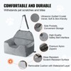 VEVOR Dog Car Seat, Dog Booster Seat for Car with A Storage Pocket, Pet Car Seat with Clip-On Safety Leash, Sponge Filling, Dog Car Bed - 4 of 4
