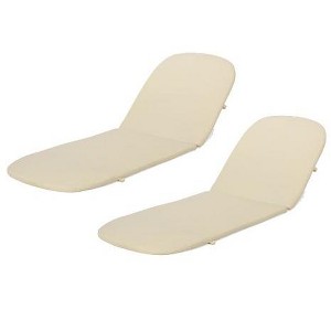 3D Wicker-Like Plastic Patio Chaise Lounge with Cushion, Weather-Resistant, Patio Recliner, Ergonomic Outdoor Accent Chairs -Christopher Knight Home - 1 of 4