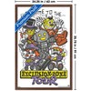 Trends International Netflix The Electric State - Exclusion Zone Tour By DJ Javier Framed Wall Poster Prints Mahogany Framed Version 22.375" x 34" - 3 of 4