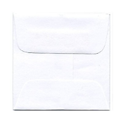 JAM Paper 2.375 x 2.375 Mini Square Envelopes White 3993004I