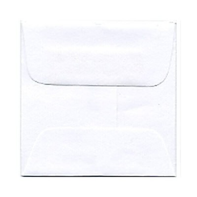 JAM Paper 2.375 x 2.375 Mini Square Envelopes White 3993004I