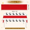 Unique Bargains Romantic Light Elegant Table Runner for Wedding Party Decoration 1 Pc - 2 of 4