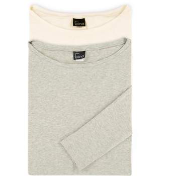 Felina Women's Organic Cotton Stretch Camisole 2-pack (wheat Slate, Medium)  : Target