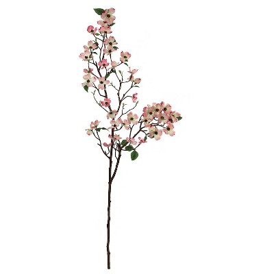 Floral Home 50" Pink Dogwood Branch Spray - 6-Piece