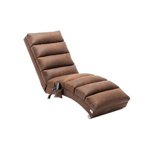 Ergonomic Electric Massage Long Lounger with 5 Modes for Office, Living Room,Bedroom - 1 of 4
