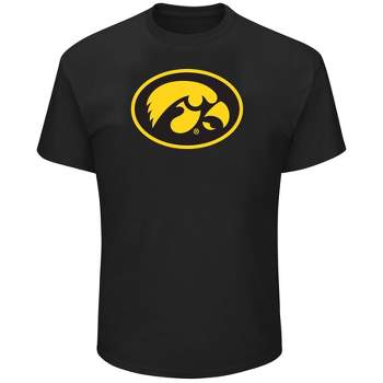 NCAA Iowa Hawkeyes Men's Big and Tall Logo Short Sleeve T-Shirt