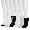 Muk Luks Women's 6 Pack Sporty Ankle Sock, Multi, OS (6-10) - 2 of 3