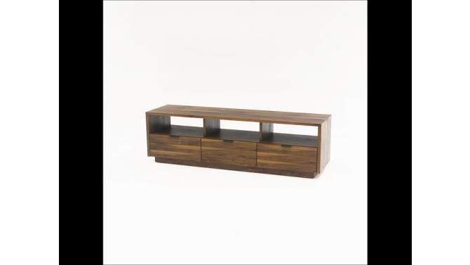 Harvey Park TV Stand for TVs up to 70&#34; Grand Walnut - Sauder, 2 of 7, play video