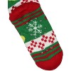 Dr Seuss GRINCH Adult Fair Isle Sweater Knit Lined Slipper Socks For Men and Women Multicoloured - 2 of 4