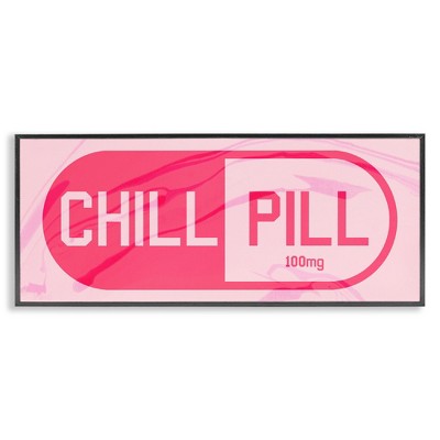 Stupell Industries Chill Pill Modern Pop, 30" x 13"