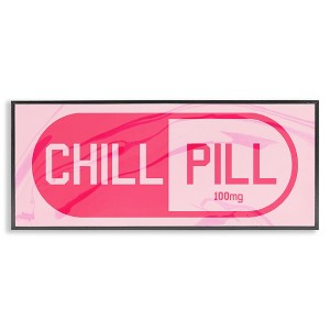 Stupell Industries Chill Pill Modern Pop, 30" x 13" - 1 of 4