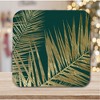 Courtside Market Jeweled Fronds Collection ~ Brown Sugar Vanilla 20 oz Soy Wax Candle with Decorative Art Lid - 3 of 3