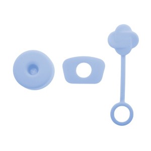 Unique Bargains Protective Anti-overflow Straw Cover Cap 3 Pcs - 1 of 4