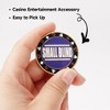 GSE Metal Texas Hold'em Poker Dealer, Small Blind, Big Blind Dealer Puck Buttons (Set of 3) - 4 of 4