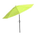 Nature Spring Auto-Tilt Patio Umbrella with 10' Canopy - Lime Green
