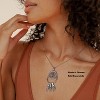 Family Tree Charm Holder for Necklace by Ginger Lyne Sterling Silver for Grandmother or Mother - 3 of 4