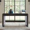 Araoz Modern Desk with Built-in Power Outlets|HULALA HOME-CHARCOAL - 3 of 4