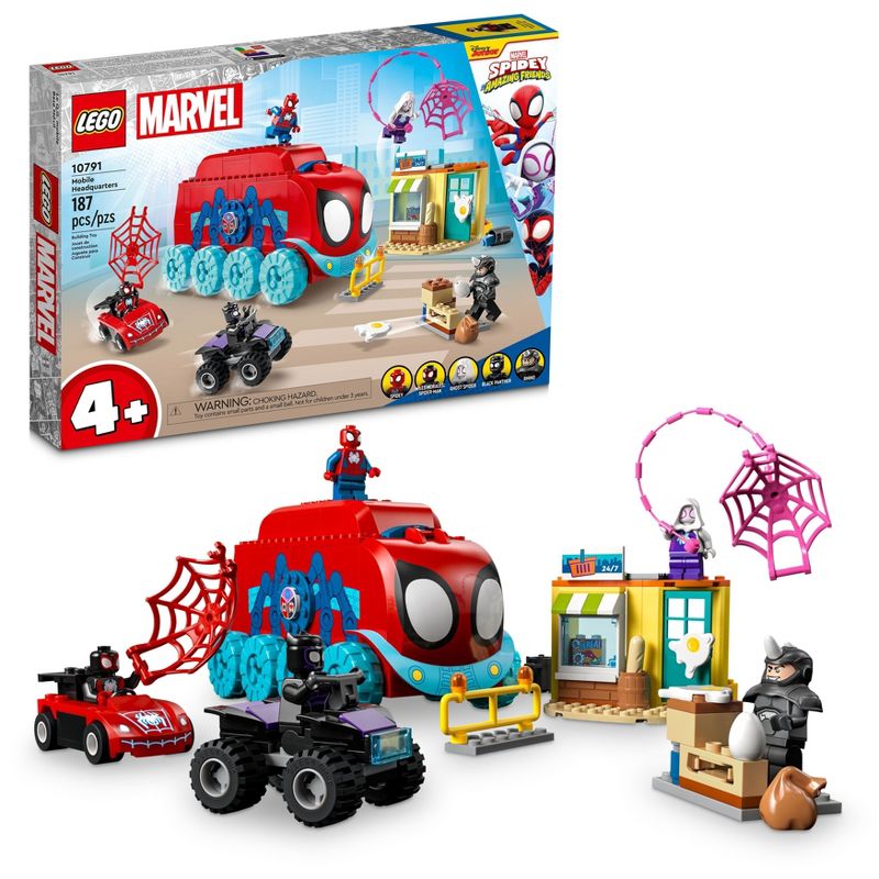 LEGO Marvel Team Spidey Mobile Headquarters 4+ Set 10791, 1 of 8