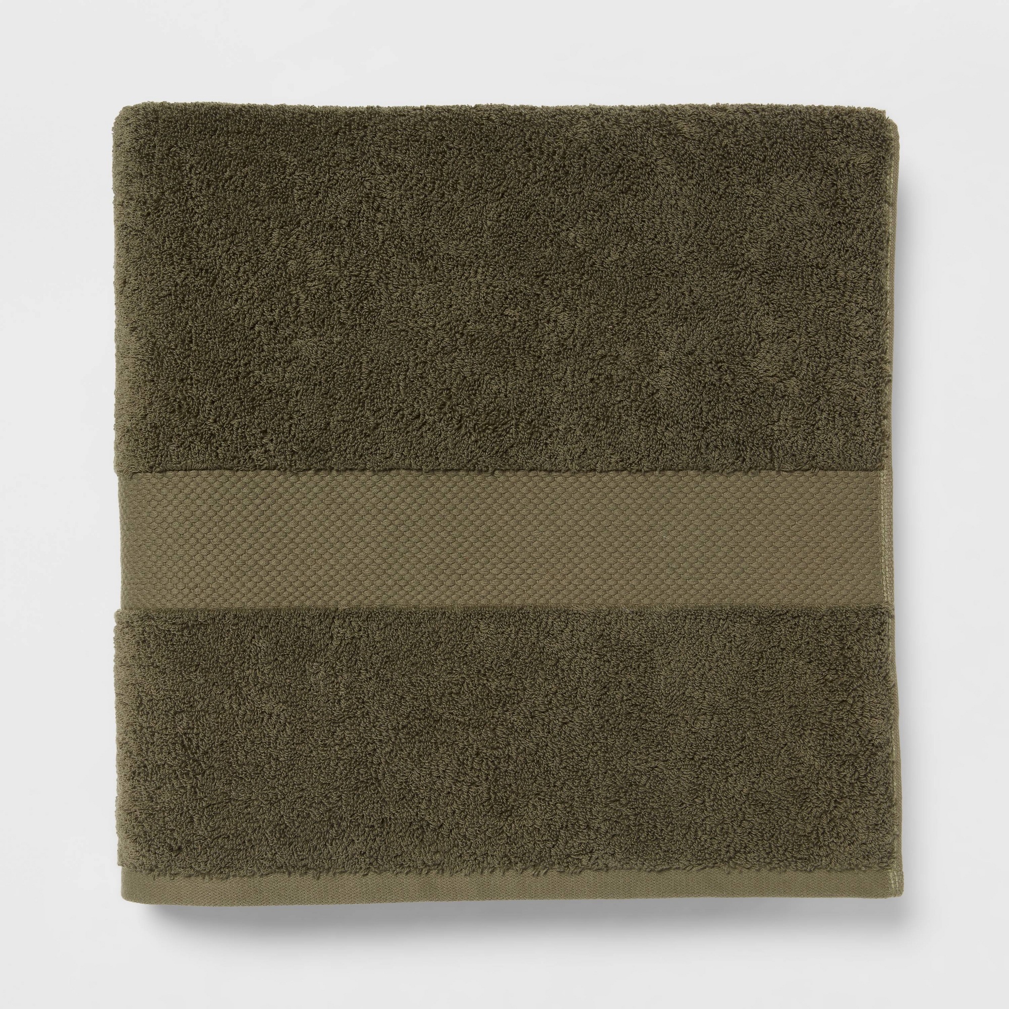 Performance Plus Oversized Bath Towel Dark Green - Threshold™