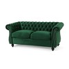 NicBex Classic Chesterfield Sofa Bed, Loveseat Sofa with Nailhead Trim & Rolled Arms for Bedroom,Living Room - 4 of 4