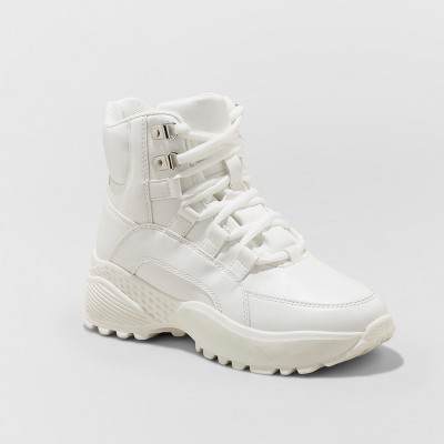 White chunky best sale sneakers target