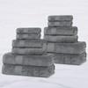 Modern Solid Classic Luxury Egyptian Cotton Towel Set by Blue Nile Mills - 2 of 4