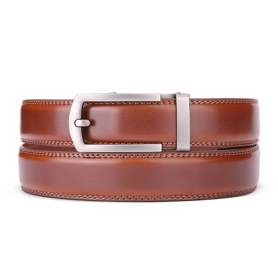 Gallery Seven - Men's Hollowed Masterwork Leather Ratchet Belt