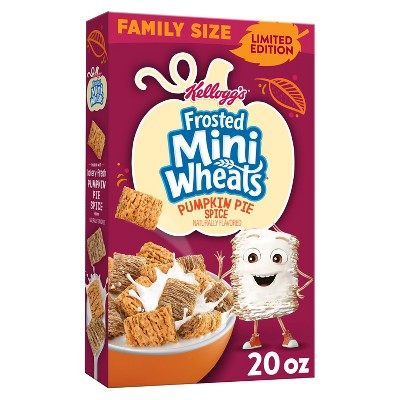 Kellogg's Frosted Mini-Wheats Pumpkin Spice Breakfast Cereal - 20oz
