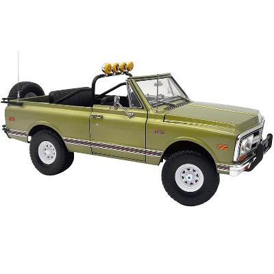 1972 GMC Jimmy Olive Metallic with White Top "KC Highlighter" Limited Edition to 300 pieces 1/18 Diecast Model Car by ACME