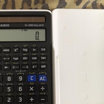 Casio FX 260 Solar II Scientific Calculator, Black  Scientific  calculators, Scientific calculator, Calculator