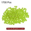 Unique Bargains Loose Craft DIY Earring Necklace Making Acrylic Round Beads 1700 Pcs - 3 of 4