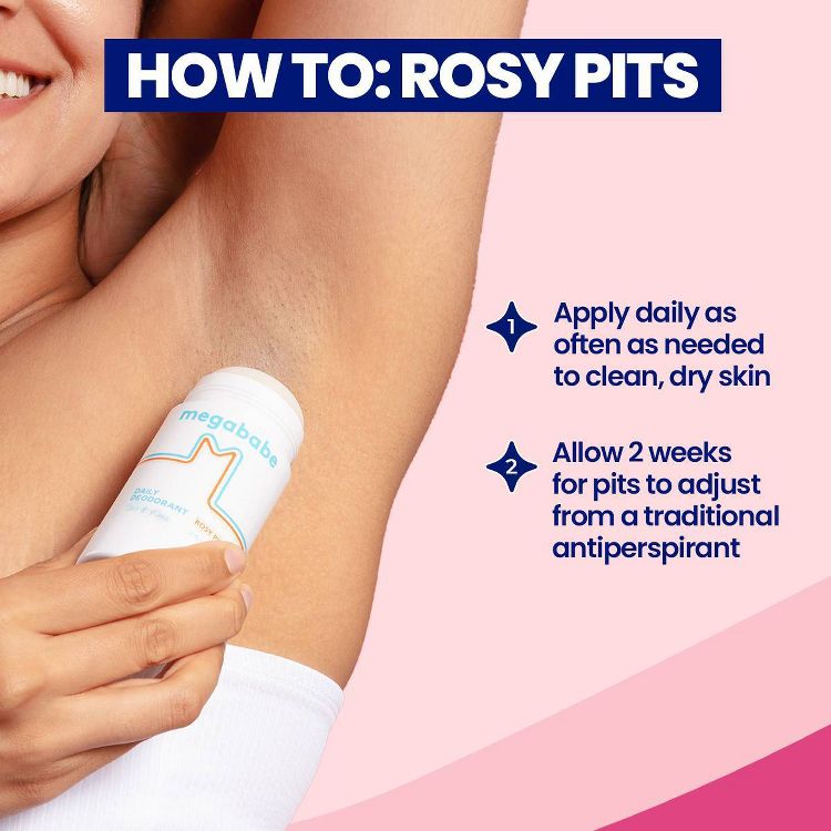 Megababe Rosy Pits Daily Solid Deodorant - 2.6oz, 5 of 8