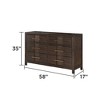 Modern Style 6-Drawer Dresser Made with Wood in Walnut(Includes Dresser Only) same as G150108532 (NJ inventory) - 2 of 4