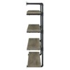 Vynxaria Black Decorative Wall Shelf with Industrial Pipe Design - 4 of 4