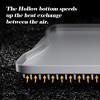 MOVSSOU Defrosting Tray 12"x8" Non-Stick Defrosting Board Silver Fast Thawing Frozen Meat Foods - 3 of 4