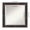 Amanti Art Odin Antique Bronze Beveled Wood Framed Bathroom Vanity Wall Mirror - 3 of 4