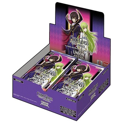 Bandai UNION ARENA CARD GAME: BOOSTER Box: CODE GEASS: LELOUCH OF THE REBELLION (UE04BT)