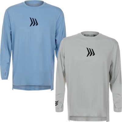  Gillz Pro Series UV Long Sleeve T-Shirt - XL - Glacier Gray :  Clothing, Shoes & Jewelry