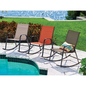 BrylaneHome Extra-Wide 350 Lbs. Capacity Rocker - 1 of 4