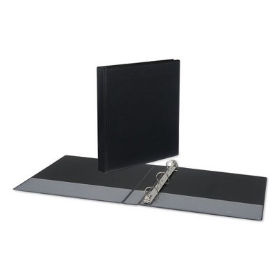 Universal Slant D-Ring View Binder, 3 Rings, 1" Capacity, 11 x 8.5, Black