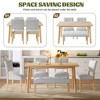 Lirago Rectangular Dining Table for 6  Kitchen Room Table Minimalist Retro Dinette Table 30.1"H x 35.1"D x 59.8"W - 3 of 4