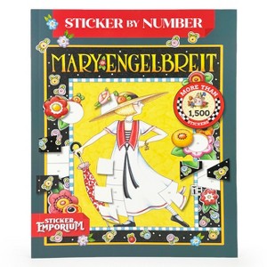 Sticker by Number Mary Engelbreit - (Sticker Emporium) by  Parragon Books (Paperback) - 1 of 1