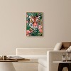Art Remedy Tiger Hidden in Tropics Tropical Jungle Animals Wall Art Framed - 2 of 4