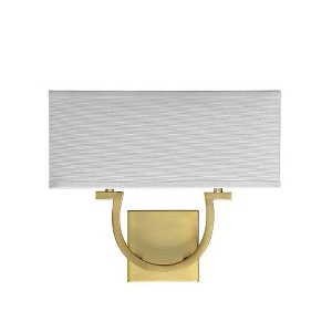 Savoy House Rhodes 2 - Light Wall Light in  Warm Brass - 1 of 4