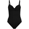 Lands' End Women's Chlorine Resistant Sculpting Control Draped One Piece Swimsuit - image 3 of 4