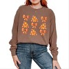 Simply Sage Market Coquette Candy Corn Chart Garment Dyed Long Sleeve - 2 of 4